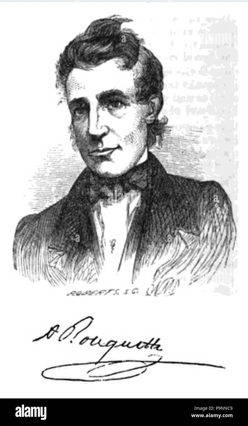 . Englisch: Porträt des amerikanischen Dichters und religiöse Figur Adrien Rouquette (1813-1887). Von Cyclopaedia der amerikanischen Literatur: Umfassende Persönliche und kritische Hinweise von Autoren, und einer Auswahl aus ihren Schriften, von der frühesten Zeit bis in die Gegenwart; mit Porträts, Autogramme, und andere Illustrationen, Band 2. Ursprünglich von Evert A. Duyckinck und George L. Duyckinck bearbeitet, herausgegeben von M. Laird Simons. Philadelphia: William Rutter & Co., 1880: S. 384. 1887 oder früher 87A Rouquette in der Cyclopedia der amerikanischen Literatur Stockfoto