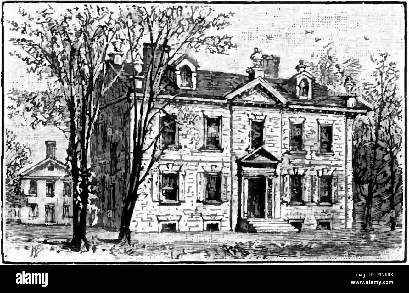 143 Appletons' Kauen Samuel Benjamin Stein Haus Stockfoto