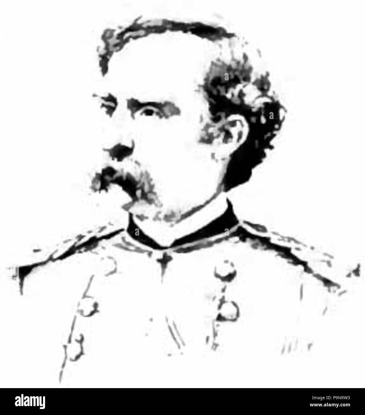 . Englisch: Porträt Zeichnung der United States General George Armstrong Custer. veröffentlicht 1900 143 Appletons' George Armstrong Custer Stockfoto