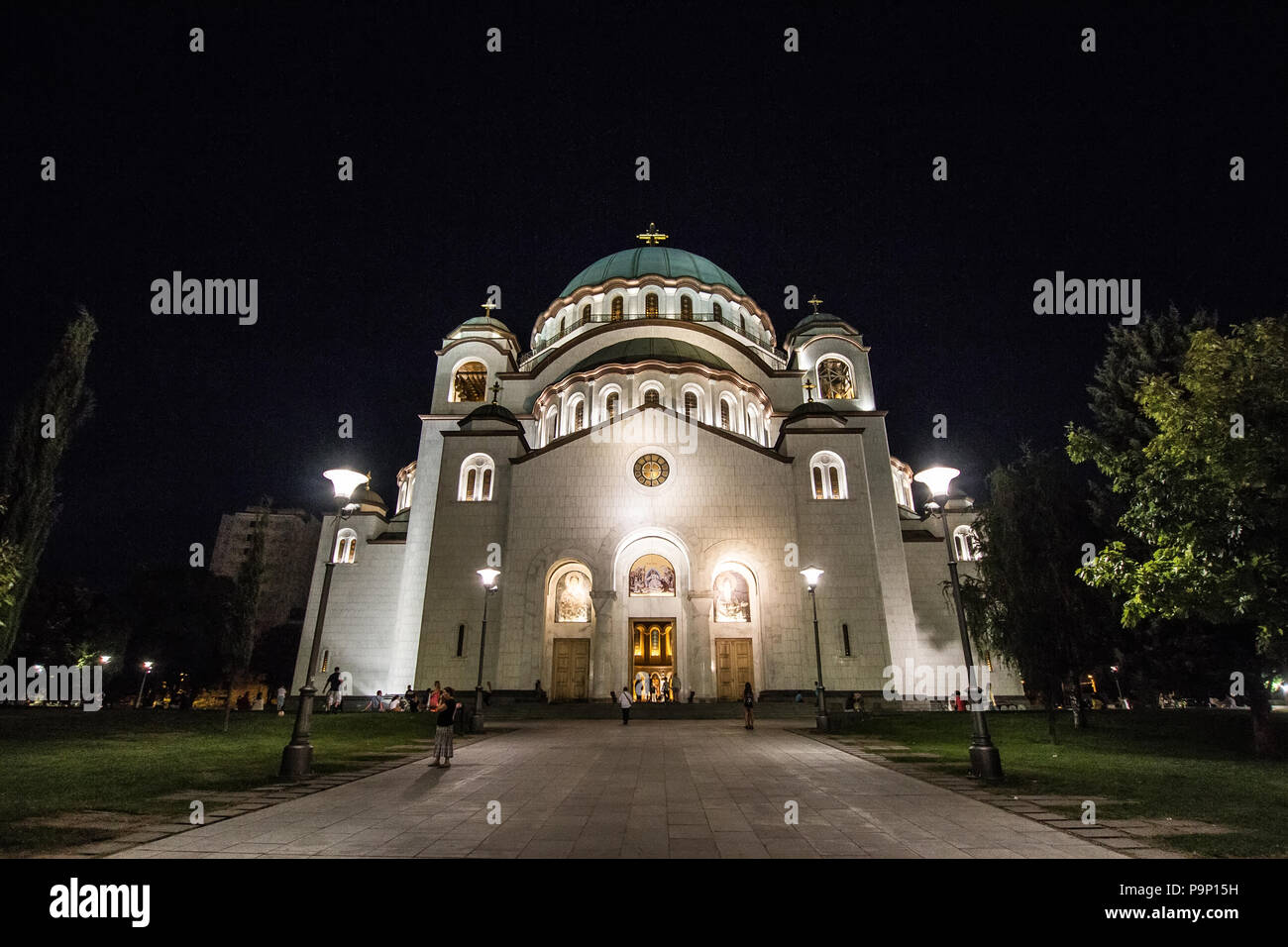 Tempel des Heiligen Sava, Belgrad, Serbien Stockfoto