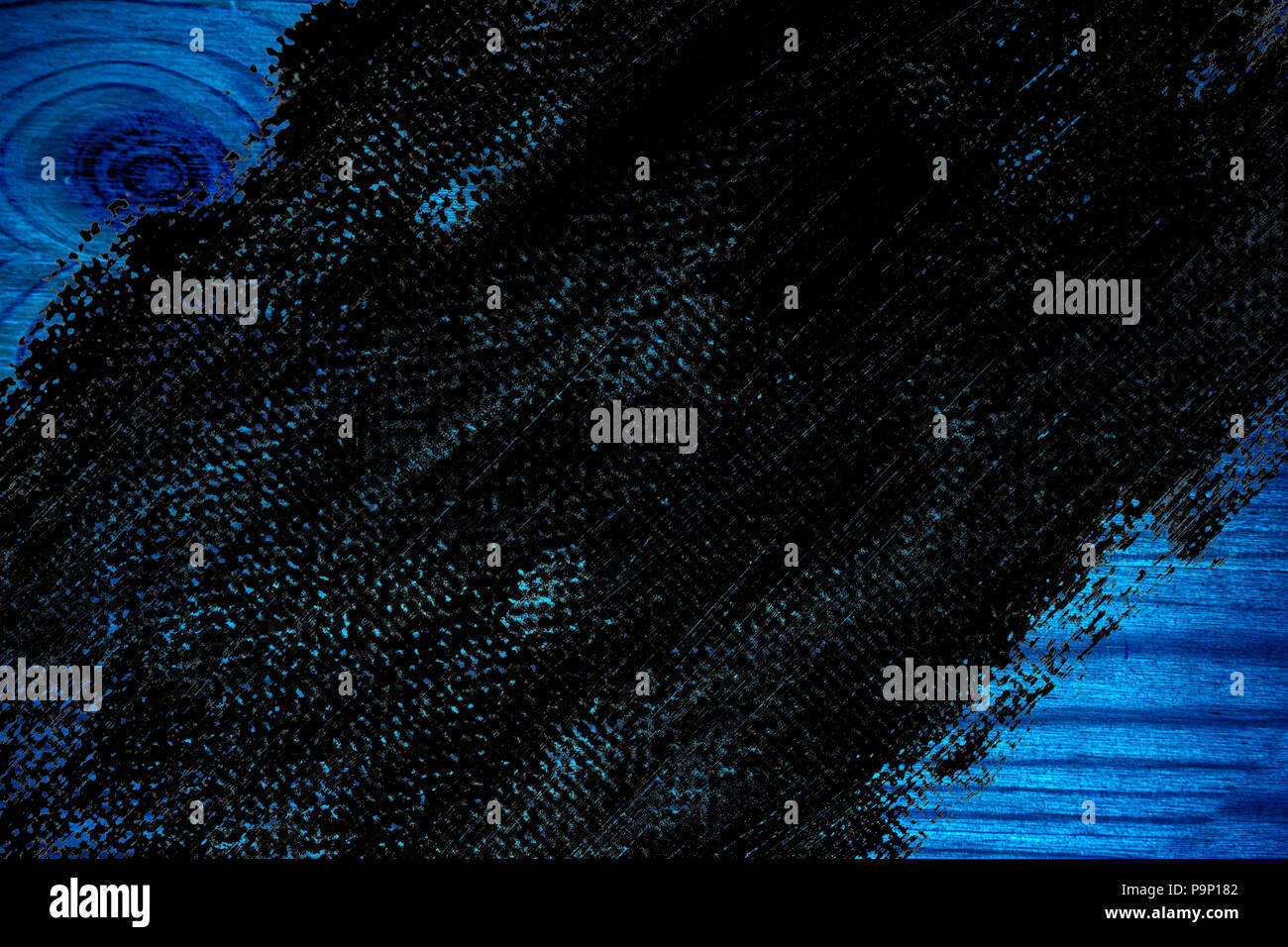 Ultra Blue Holz- Textur, Schneidebrett Oberfläche für Designelemente. Stockfoto