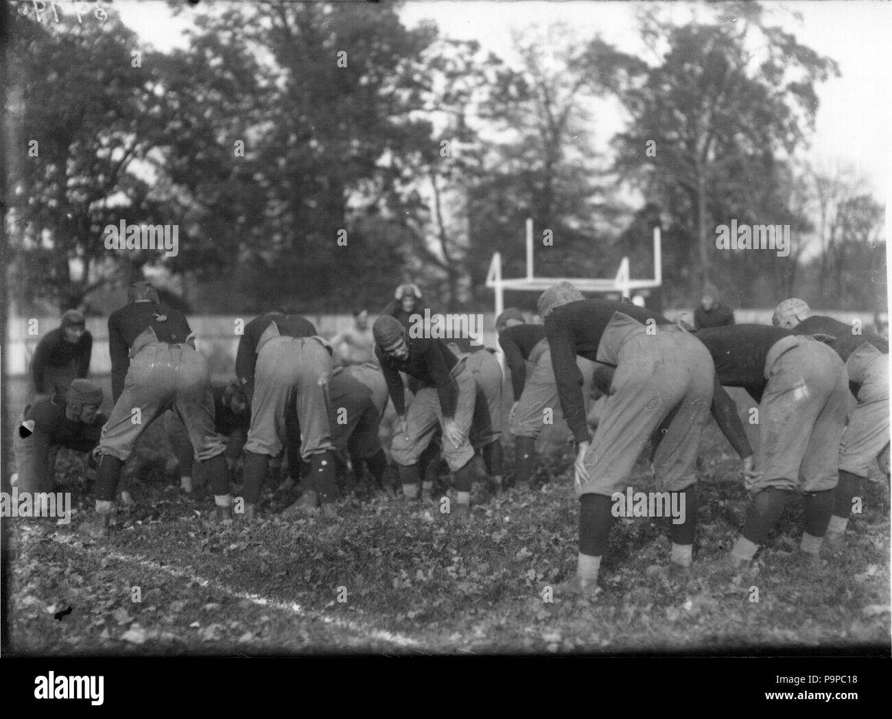 98 Maßnahmen auf Miami-Mount Union Fußball Spiel 1914 (3190697533) Stockfoto