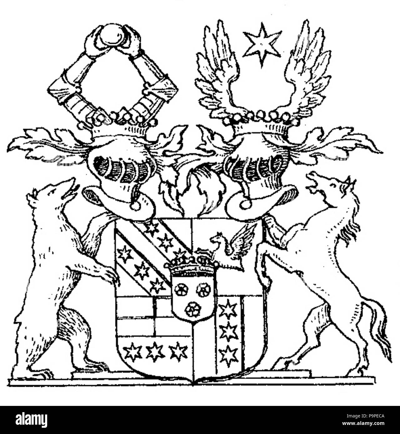 185 Baron Hoff-Rosenkrone Stockfoto