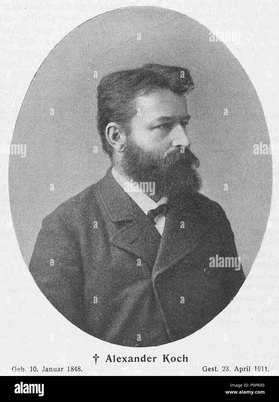 113 Alexander Koch (vor 1885) SBZ 1911 Stockfoto