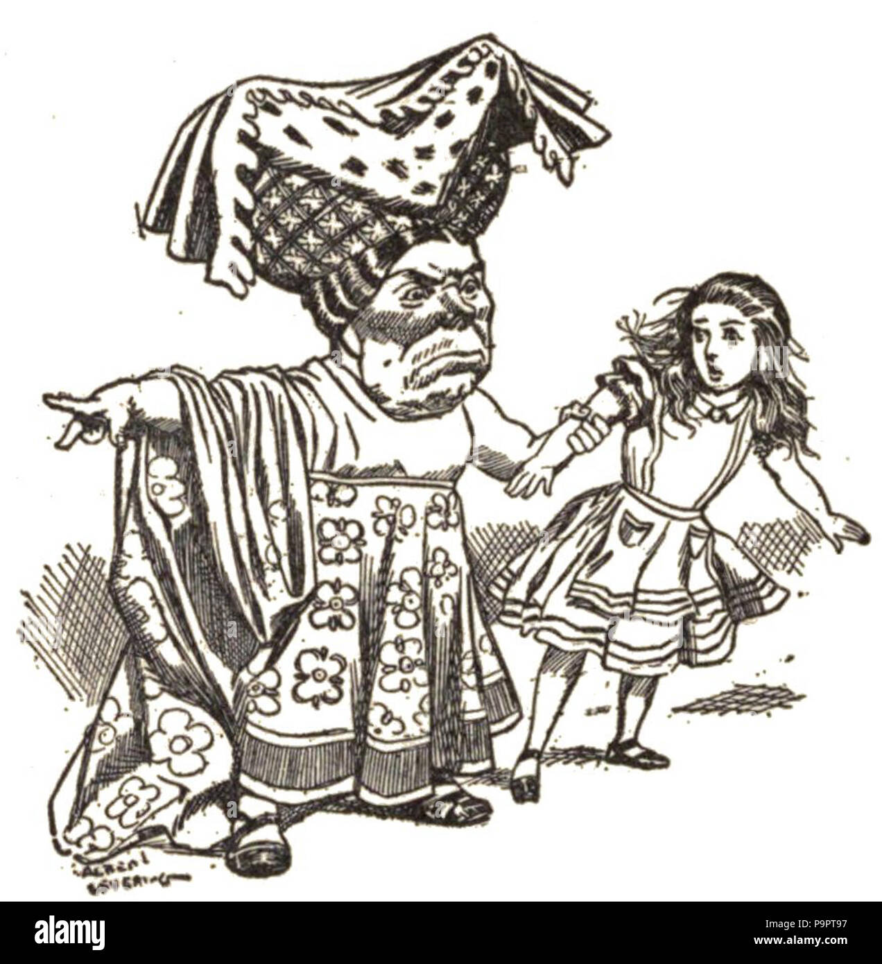 115 Alice in Blunderland p122 Stockfoto