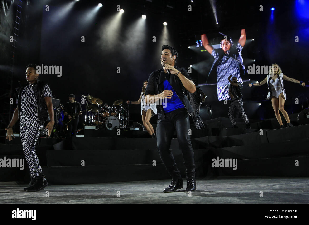 Chayanne en Expoforum 2015 Stockfoto