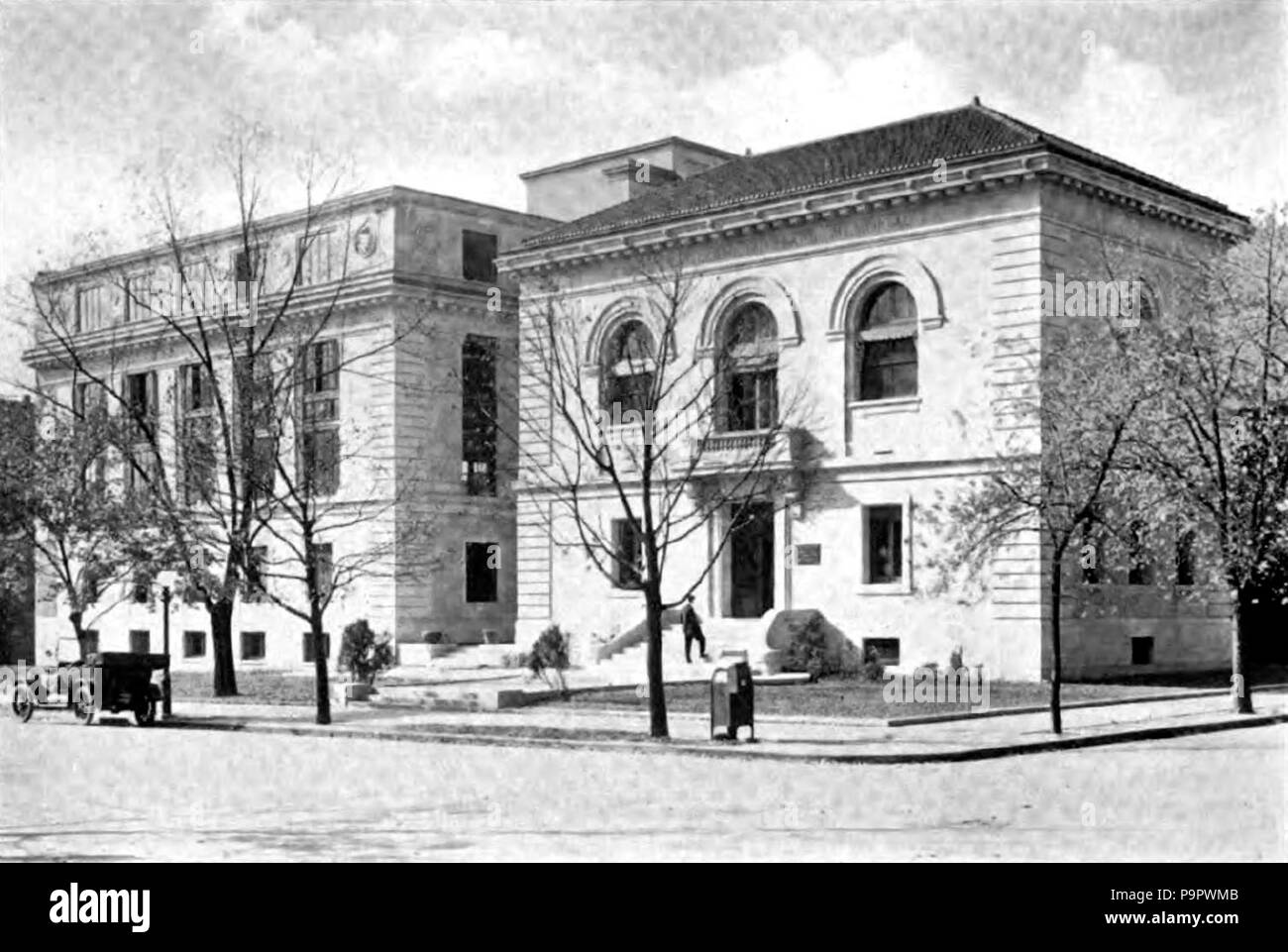 124 Americana 1920 Bibliotheken - National Geographic Society Stockfoto