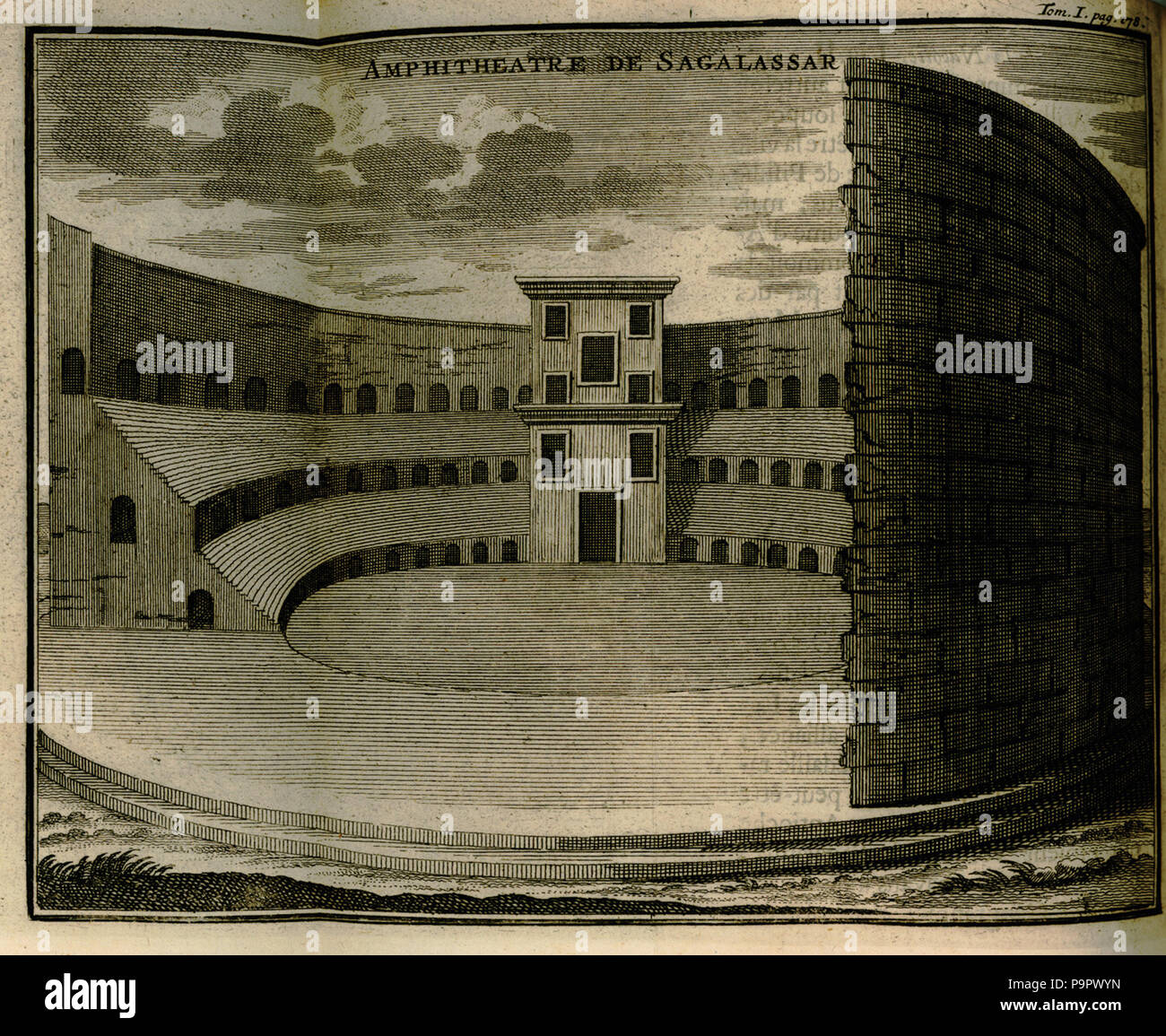 126 Amphithéatre de Sagalassar - Lucas Paul - 1720 Stockfoto