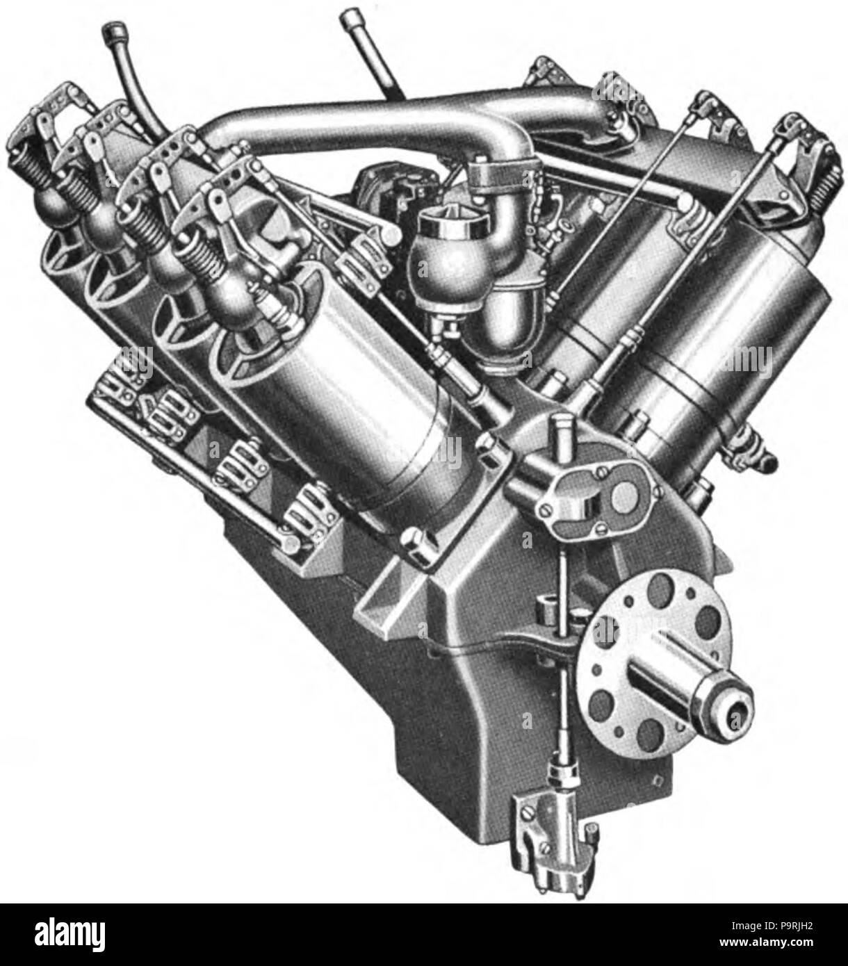 215 Boland 60 hp V-8 Stockfoto