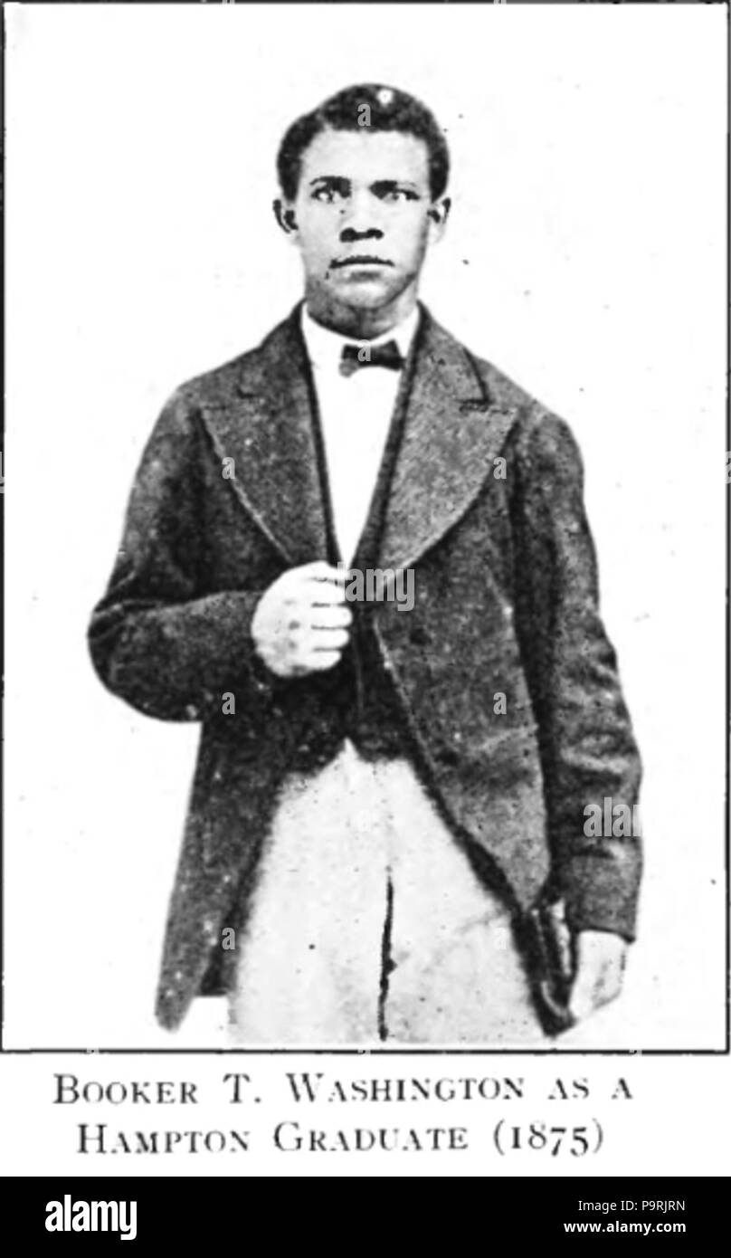 216 Booker T. Washington (mit Beschriftung) Stockfoto