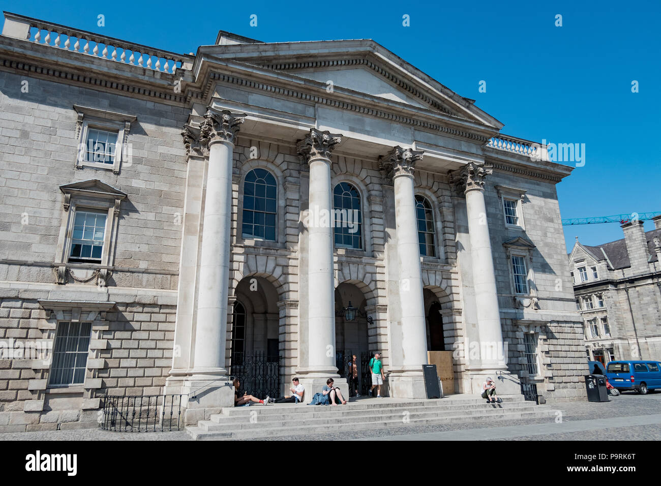 Dublin, Jul 1: Äußere des Trinity College Kapelle am Jun 1, 2018 in Dublin, Irland Stockfoto