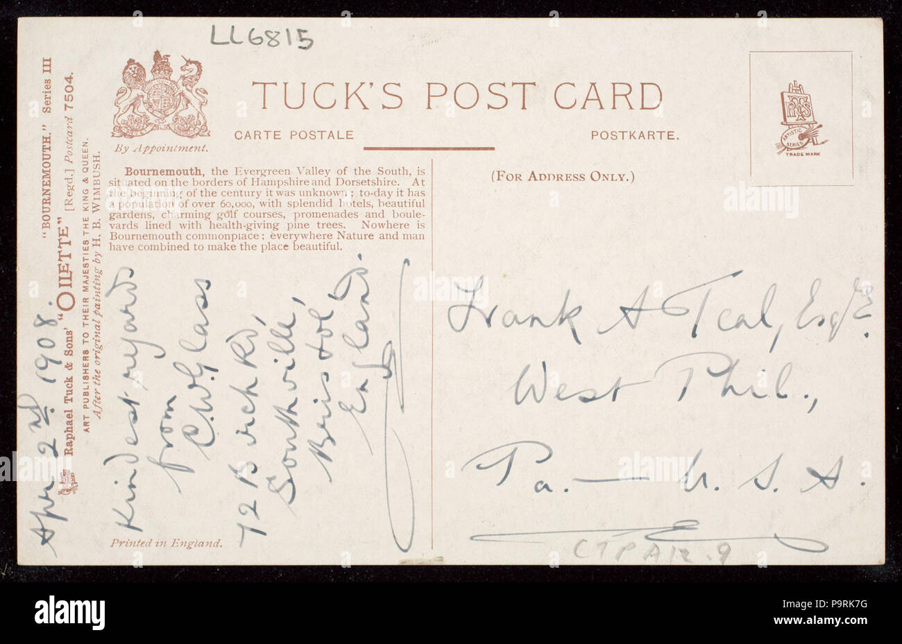 219 Bournemouth (NBY) 444154 Stockfoto