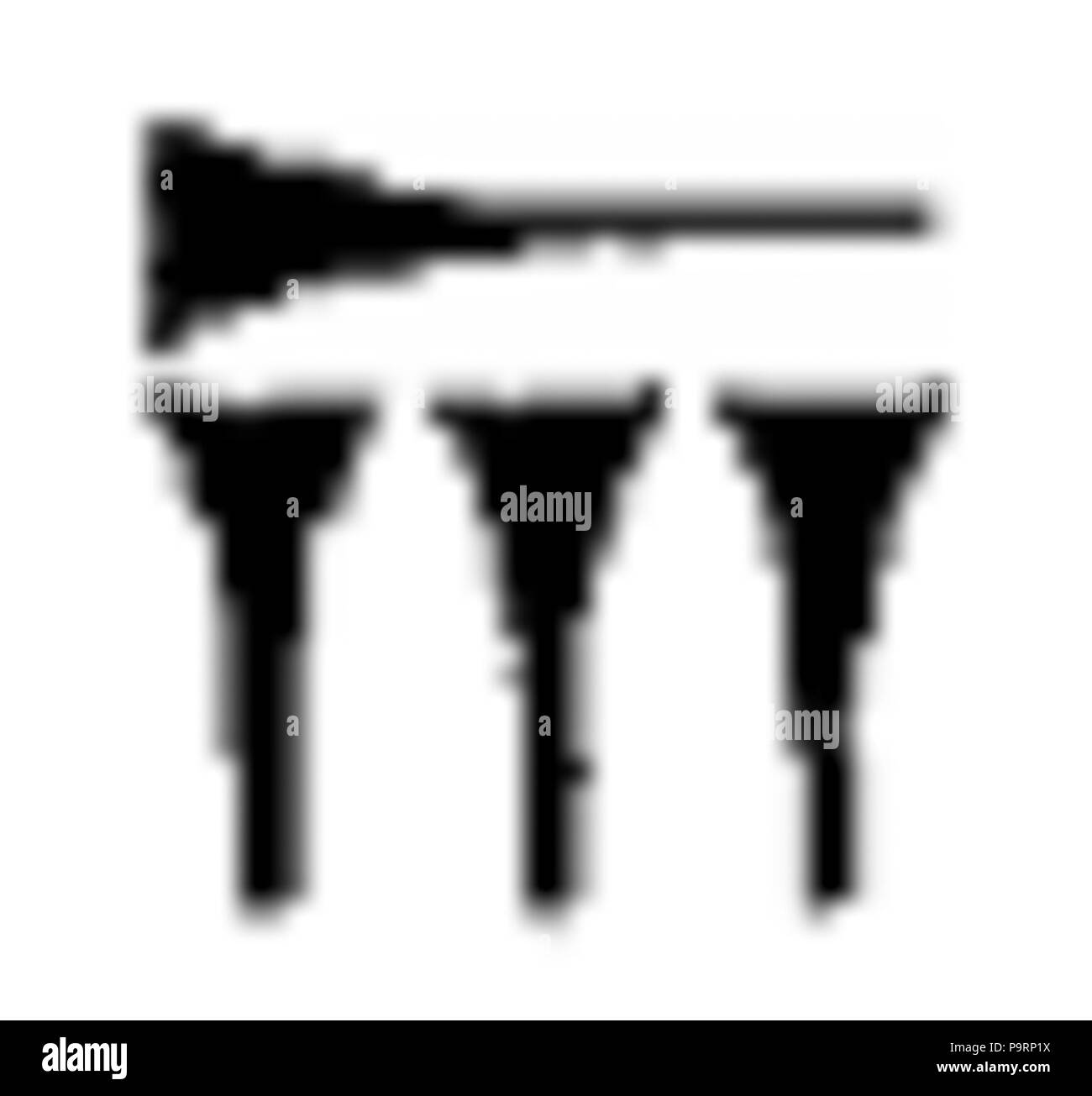 263 C + B-Persia-Cuneiform 5 Stockfoto