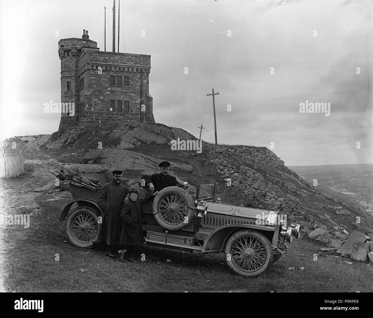 265 Cabot Tower, Signal Hill, St. John's, NL, 1908 Stockfoto