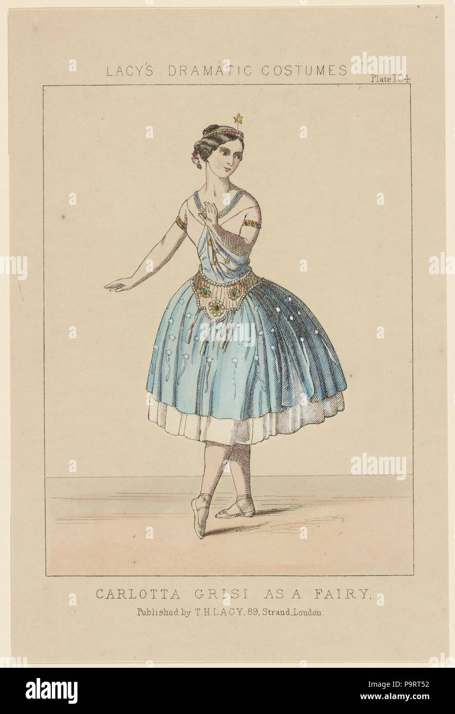282 Carlotta Grisi als Märchen (Nypl b 12149131-5243492) Stockfoto
