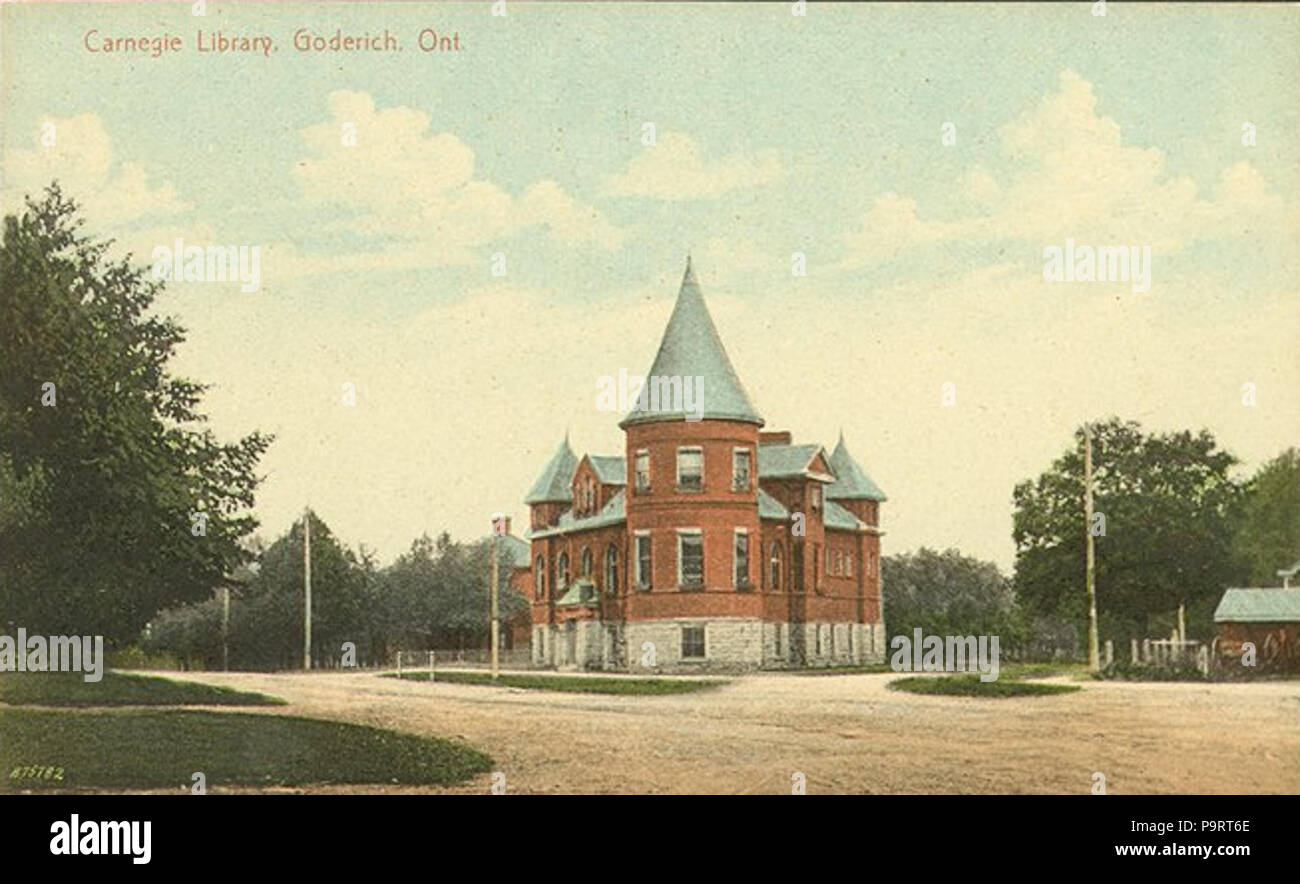 282 Carnegie Library, Goderich, Ontario, Kanada (1910) (5444702807) (7/8) Stockfoto