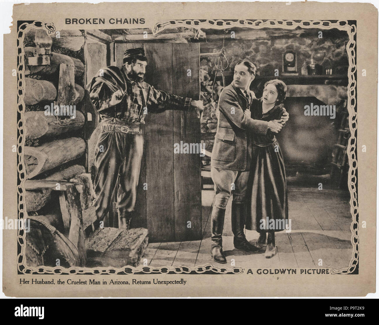 250 Gerissene Ketten 4 Stockfoto