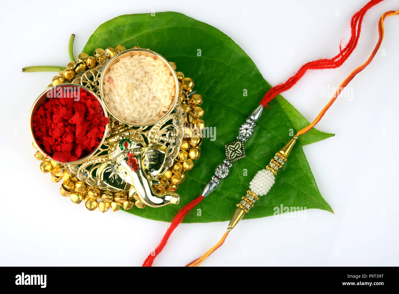 Raksha Bandhan eine indische Festival für Brüder und Schwestern Stockfoto