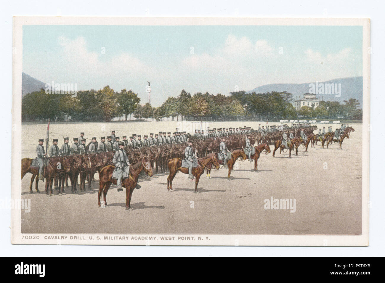290 Kavallerie bohren, US Military Academy, West Point, N. Y (Nypl b 12647398-73774) Stockfoto