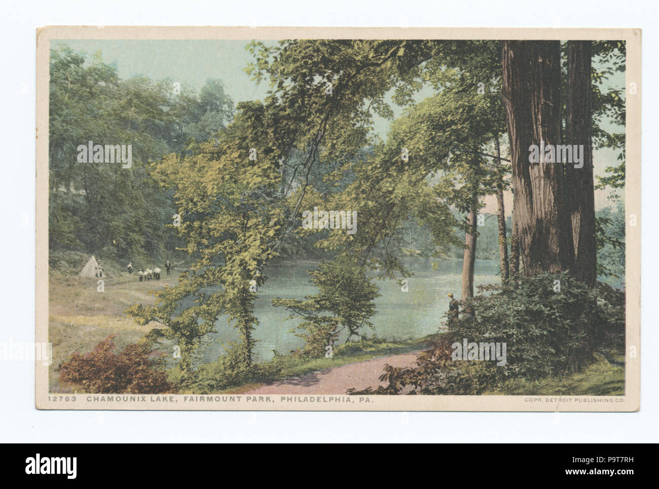 296 Chamounix See, Fairmount Park, Philadelphia, Pa (Nypl b 12647398-70017) Stockfoto
