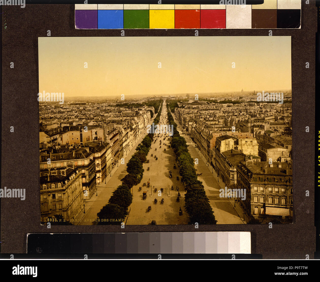 296 Champs Elysees, eine Allee, Paris, Frankreich, LCCN 2001698545 Stockfoto