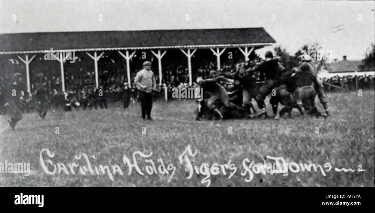 323 Clemson-South Carolina Spiel tippt 1911-3 (1912) Stockfoto