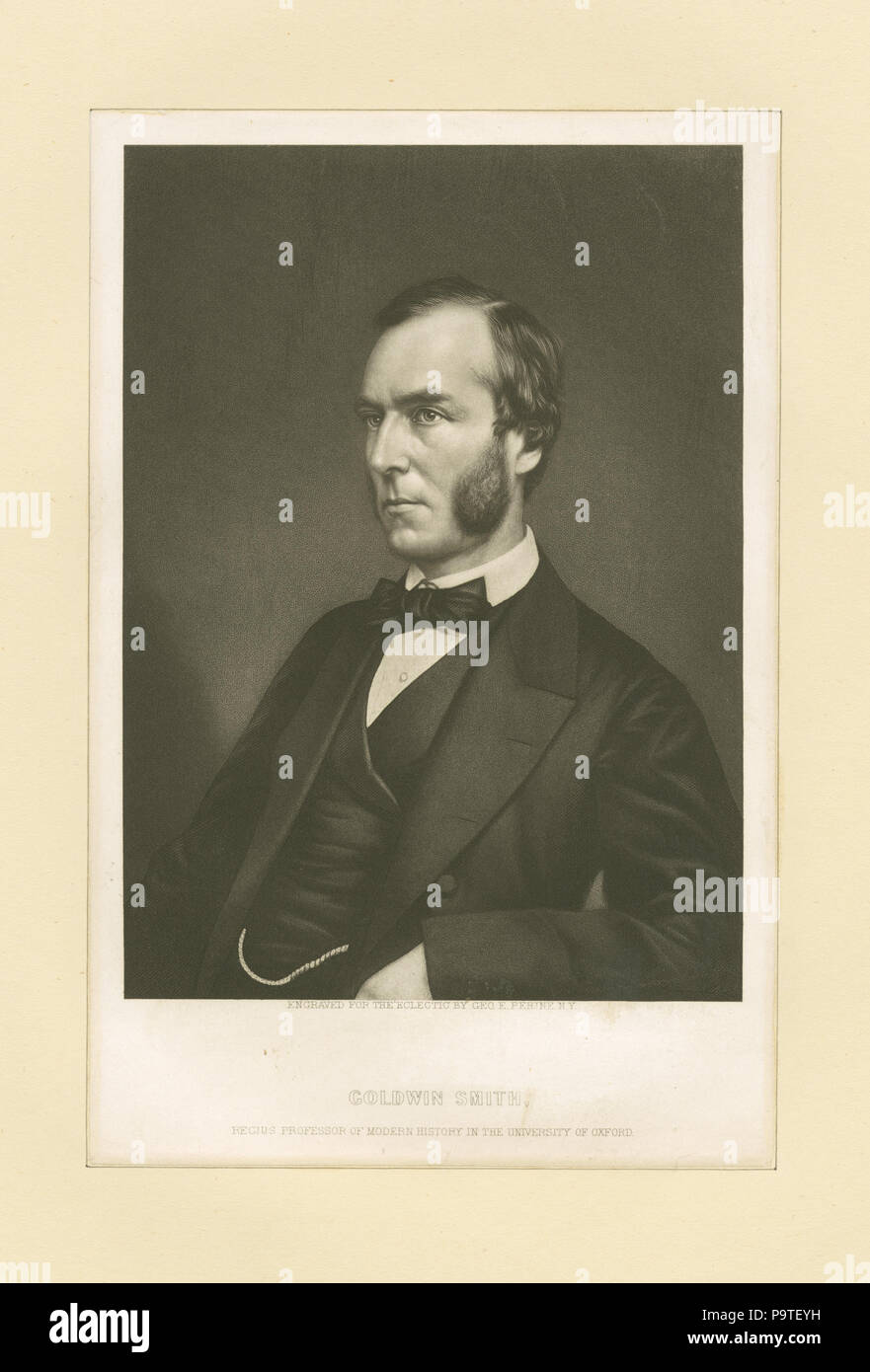 333 Coldwin Smith, Regius Professor für moderne Geschichte an der Universität Oxford (Nypl b 13476047-424495) Stockfoto