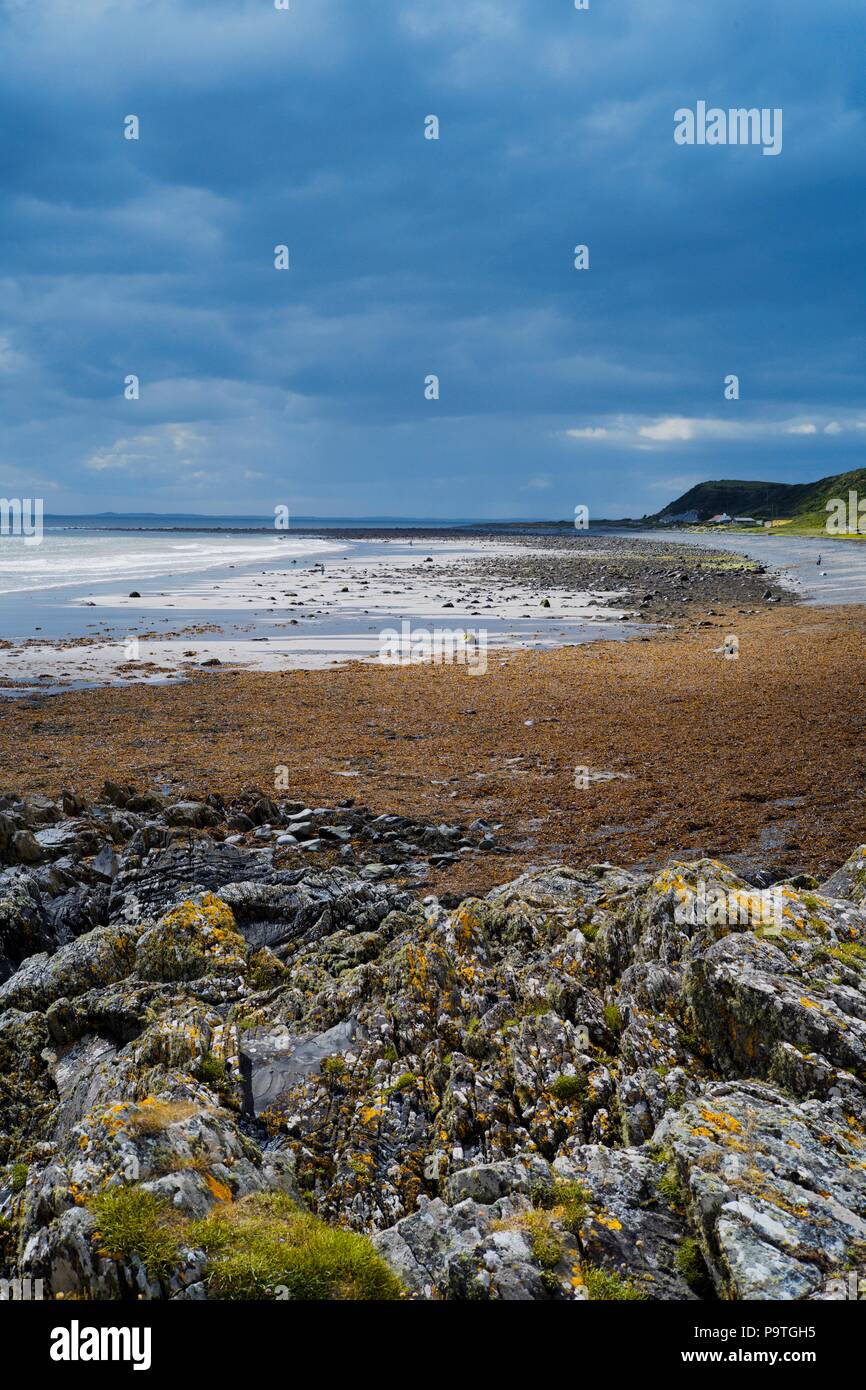 Monreith Beach, in der Nähe des Dorfes Monreith, berühmt für den Autor Gavin Maxwell in Dumfries und Galloway South West Scotland Stockfoto