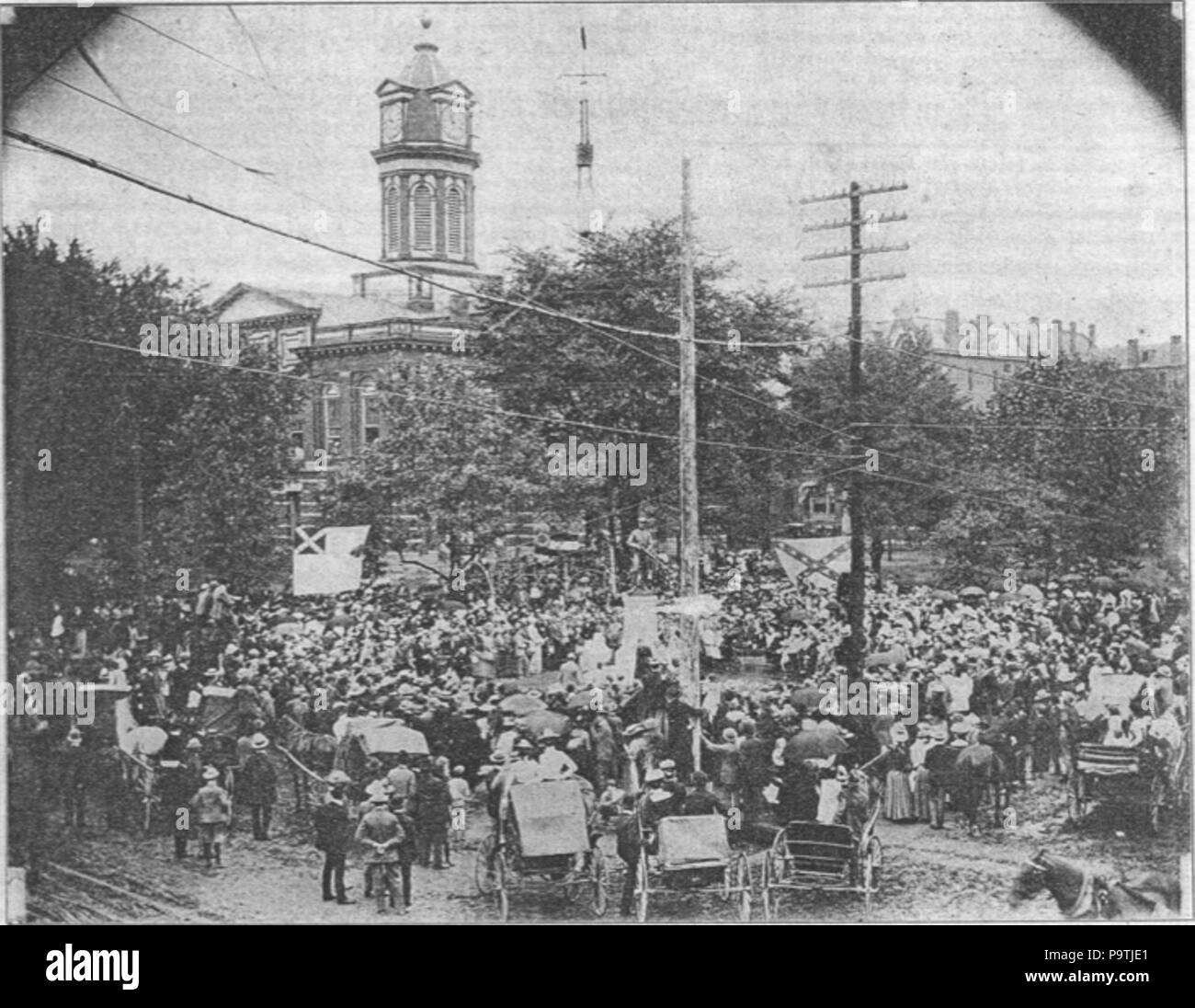 378 Widmung der Vereinigten Töchter der Konföderation denkmal Owensboro, Ky., 21. September 1900. in der Konföderierten Veteran V8 N 9 Sep 1900 Stockfoto