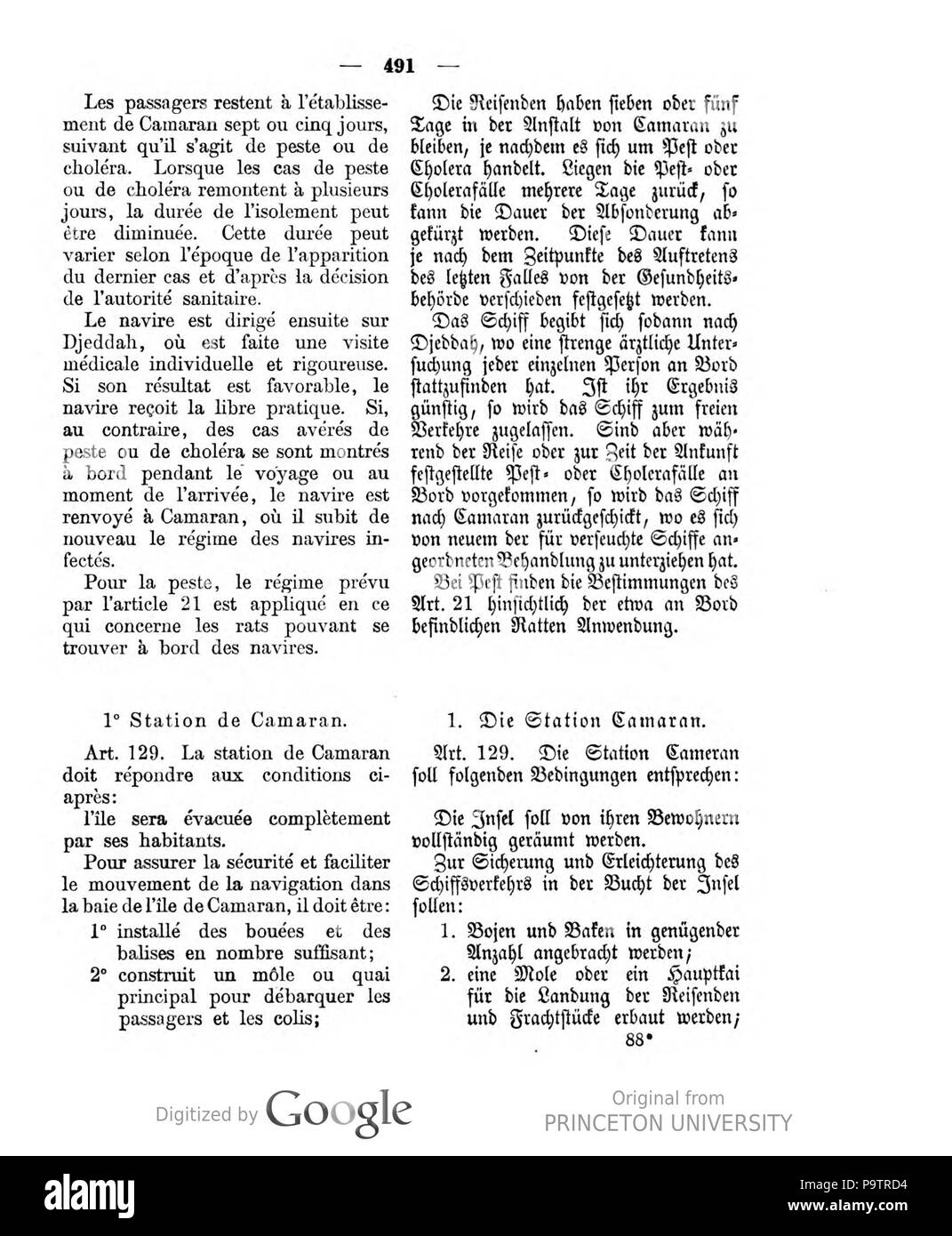 424 Deutsches Reichsgesetzblatt 1907 037 491 Stockfoto