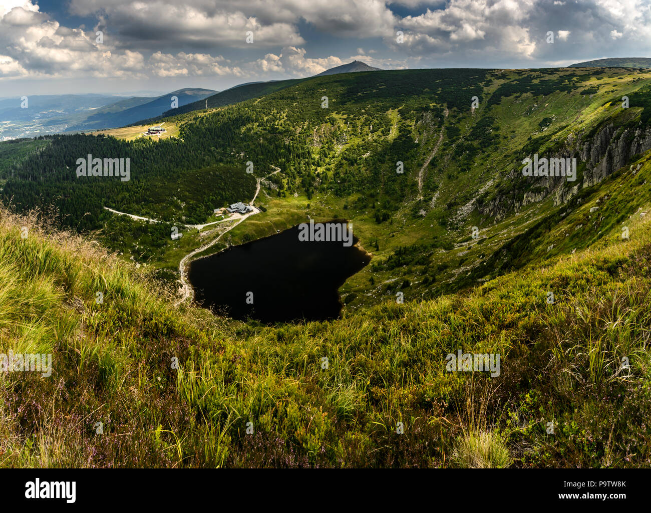 Die polnischen Berge Stockfoto