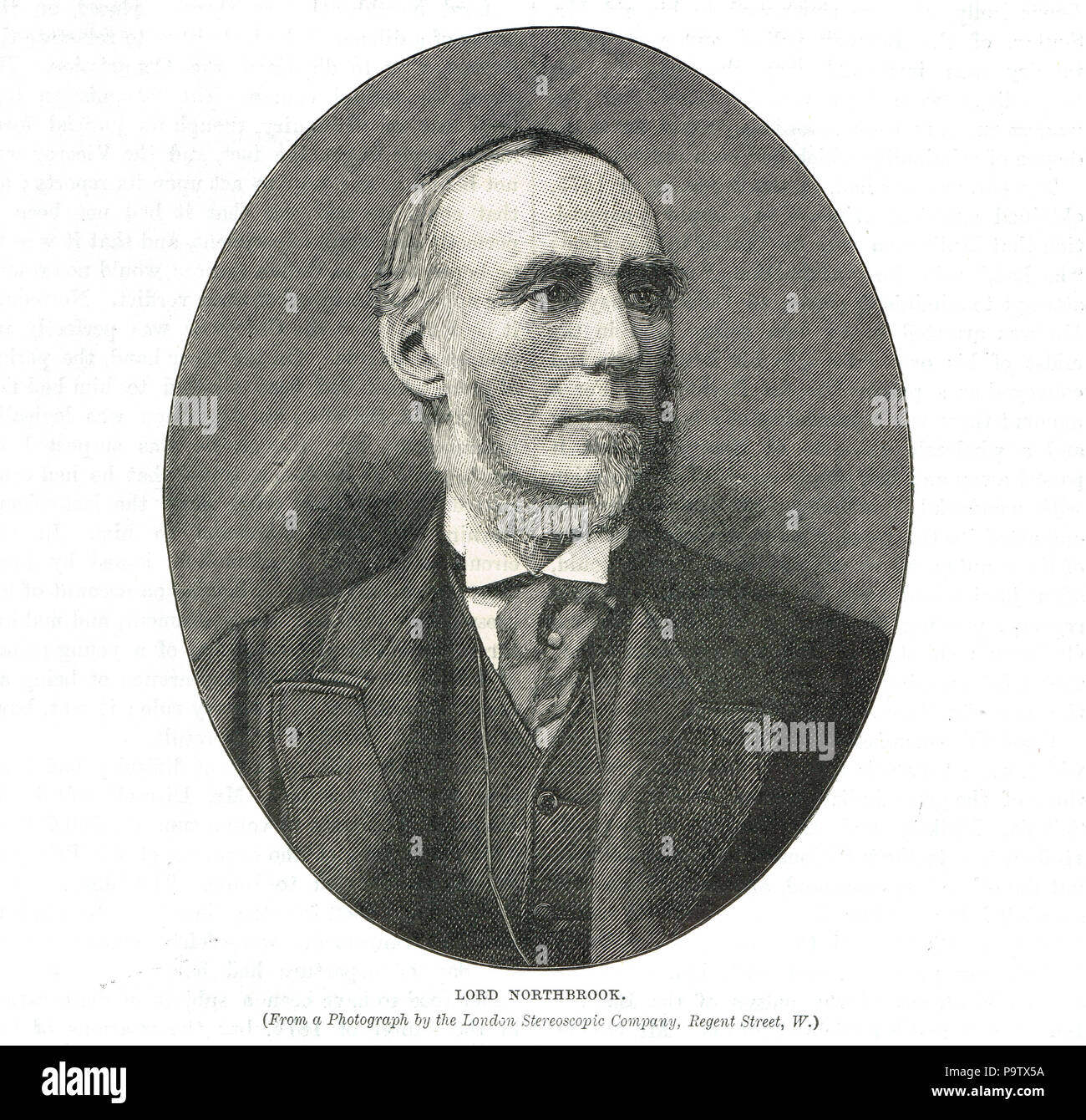 Thomas Baring, 1 Northbrook, Vizekönig von Indien 1872-1876 Stockfoto