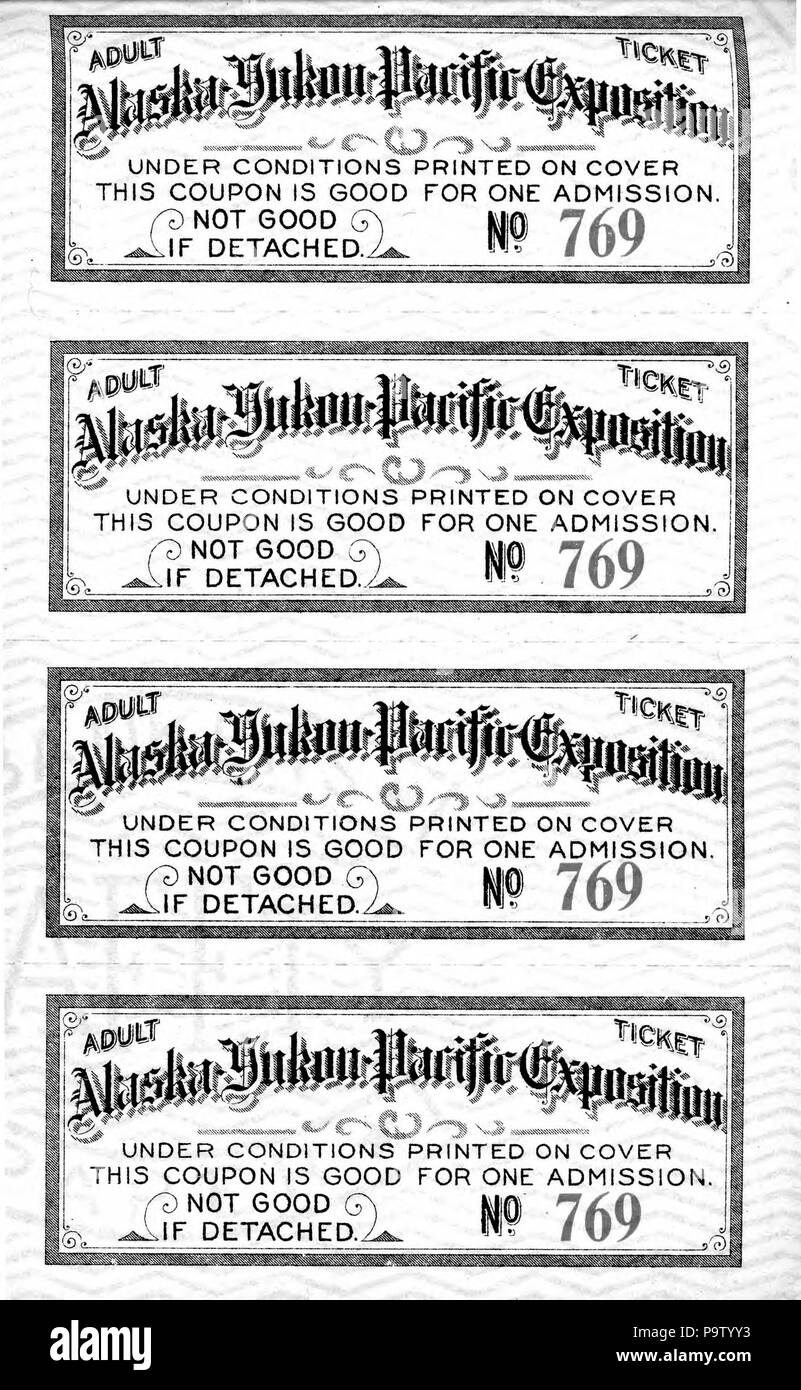 353 Gutschein ticket buchen, Frau Delia T. Whittelsey-Tickets Stockfoto