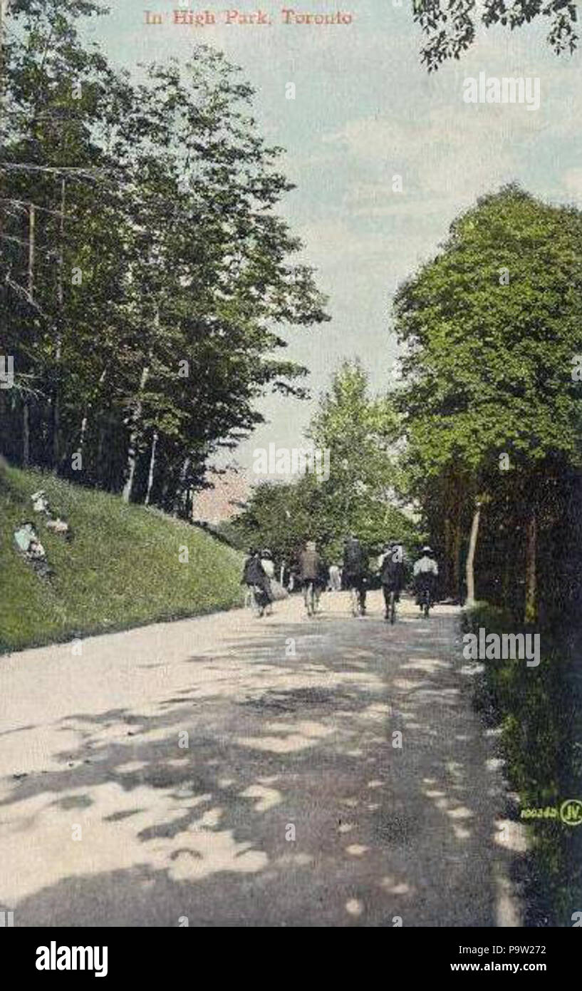 362 Radfahrer in High Park 1906 Stockfoto