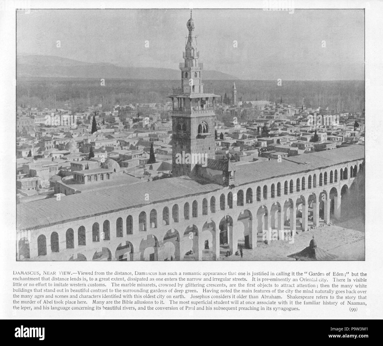 369 Damaskus, in der Nähe von Anzeigen. 99. Heilige Land fotografiert. Daniel B. Shepp. 1894 Stockfoto