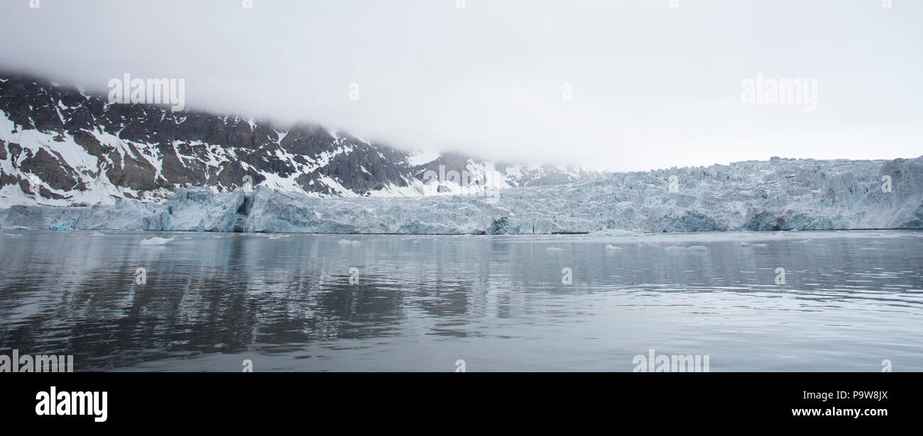 Burgerbukta, Hornsund, Svalbard Stockfoto