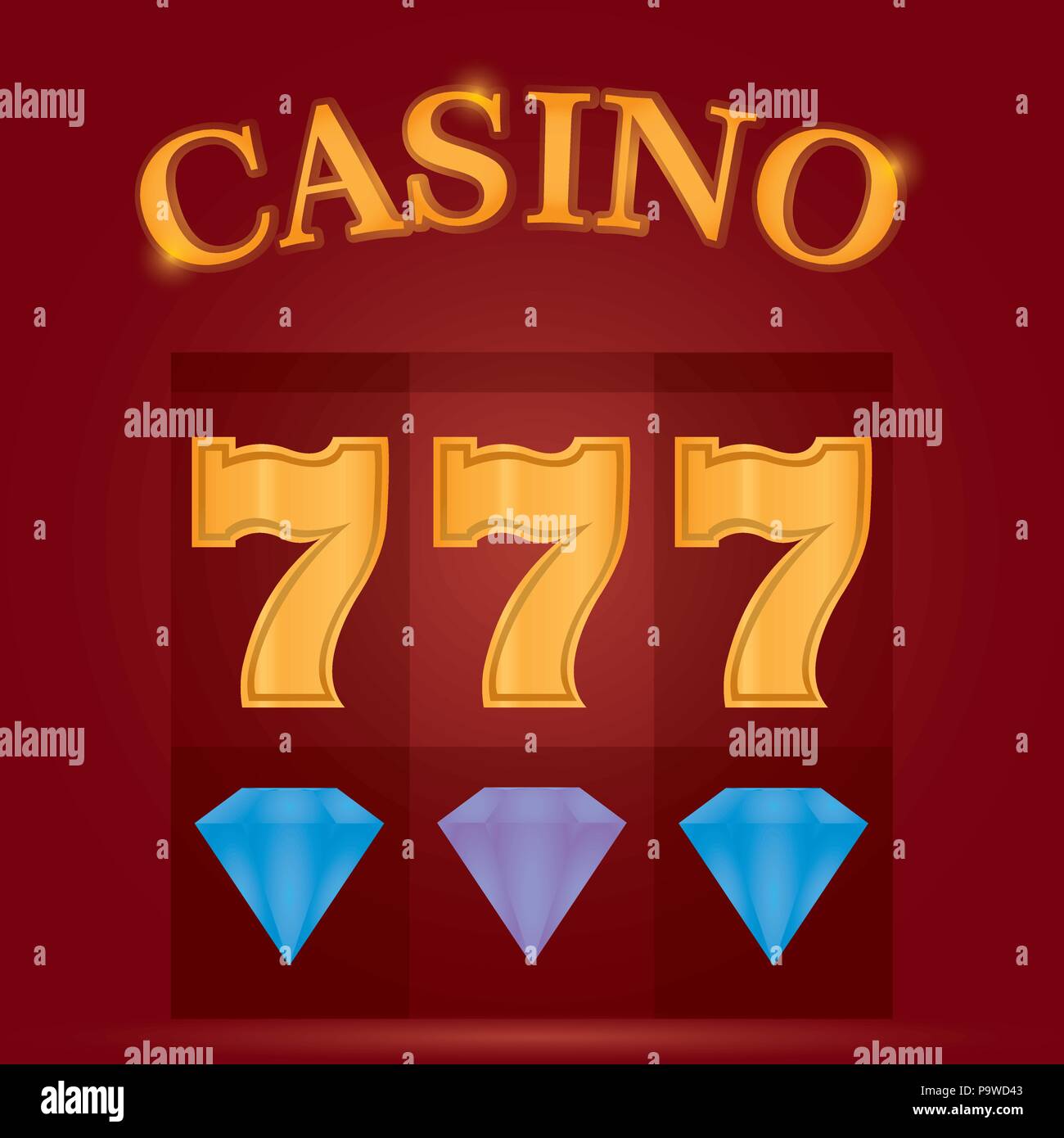 Casino-Spiel-Konzept Stock Vektor