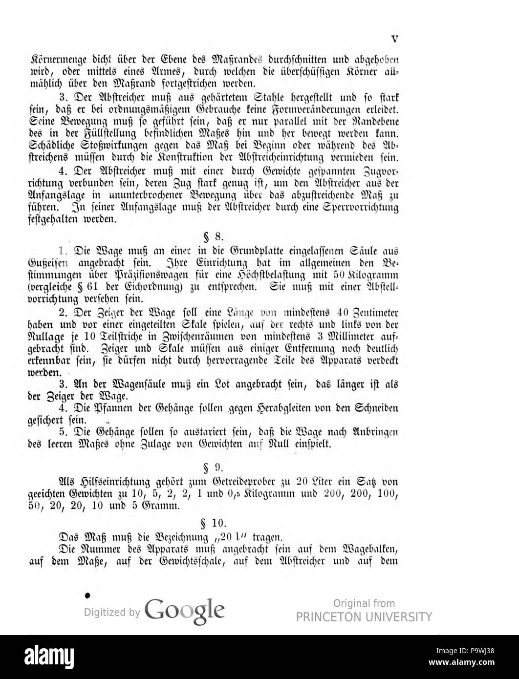 422 Deutsches Reichsgesetzblatt 1907 015V Stockfoto