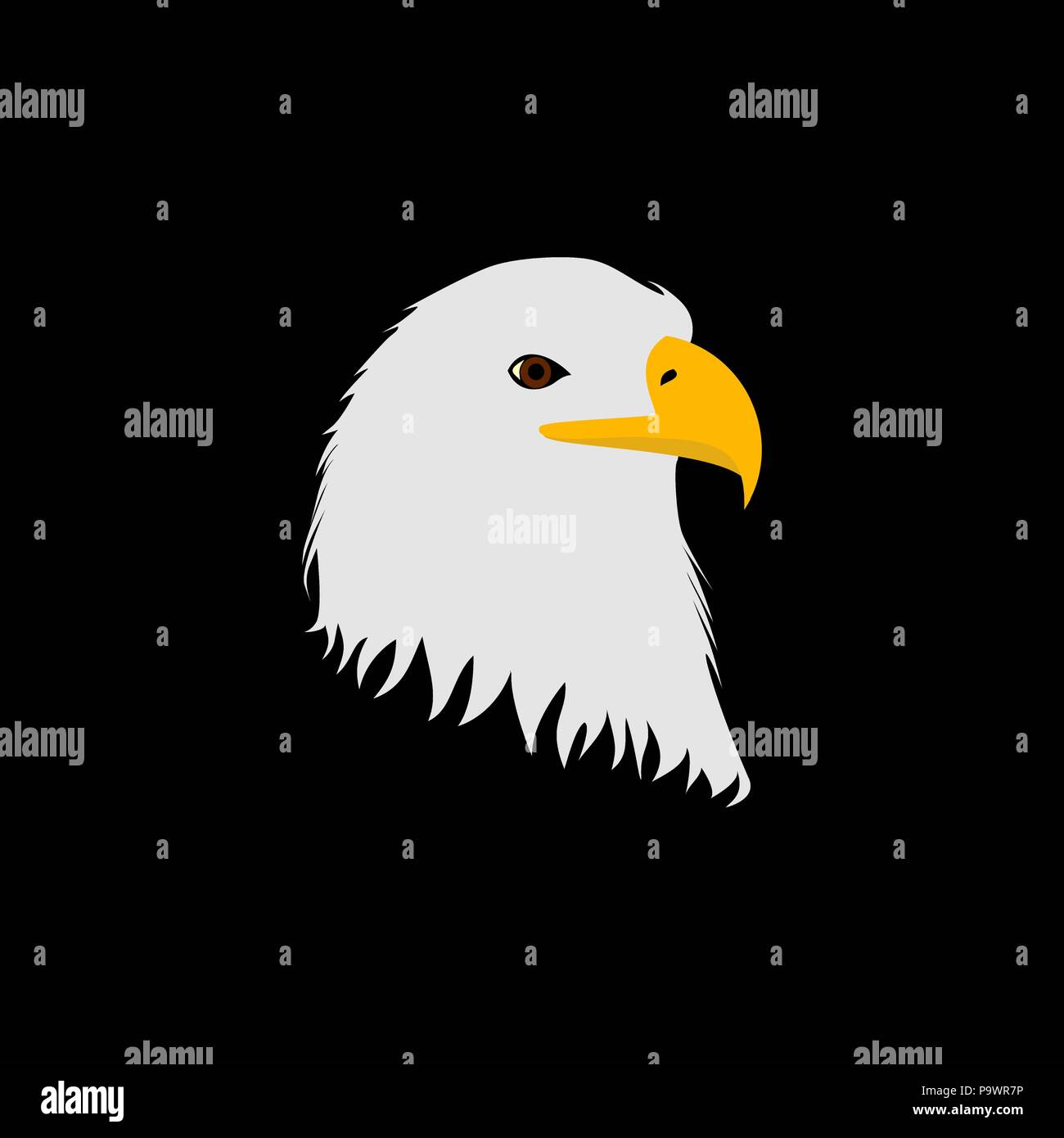 Eagle head Vector Stock Vektor
