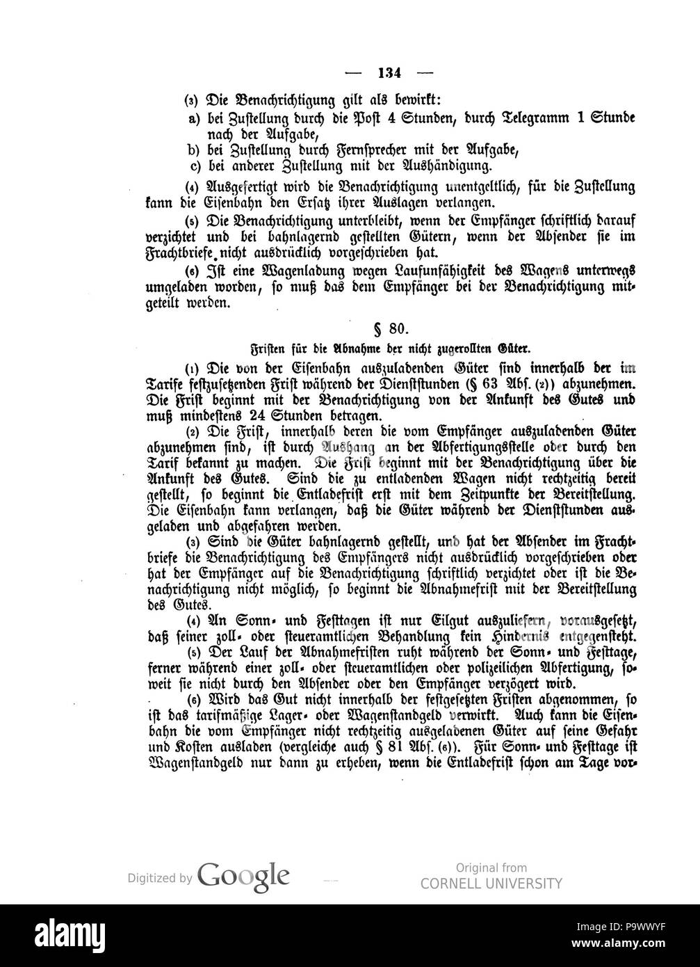 430 Deutsches Reichsgesetzblatt 1909 003 0134 Stockfoto