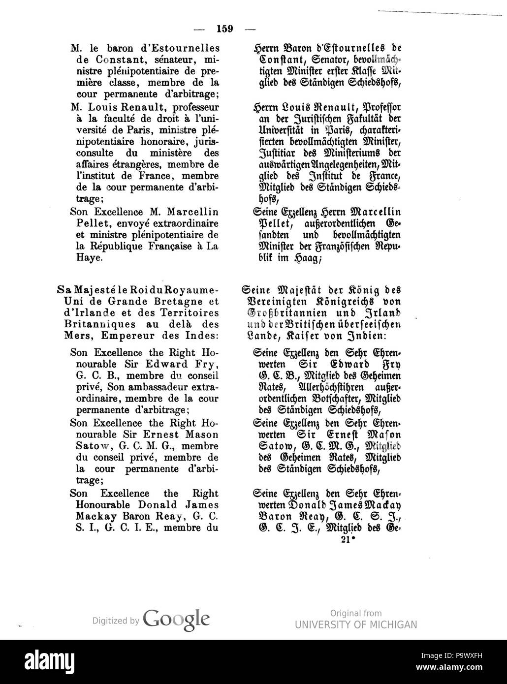 436 Deutsches Reichsgesetzblatt 1910 002 0159 Stockfoto