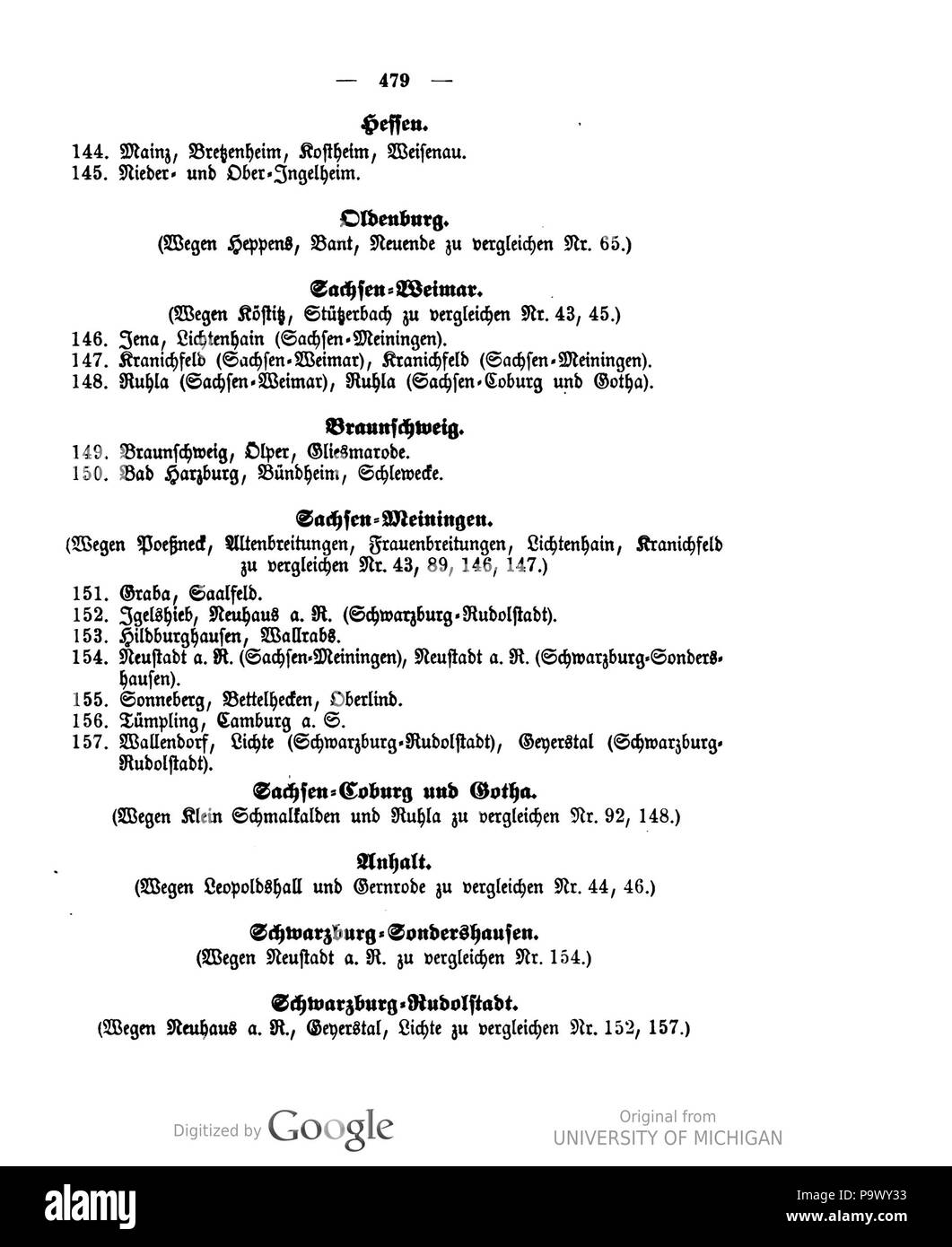 437 Deutsches Reichsgesetzblatt 1910 012 0479 Stockfoto
