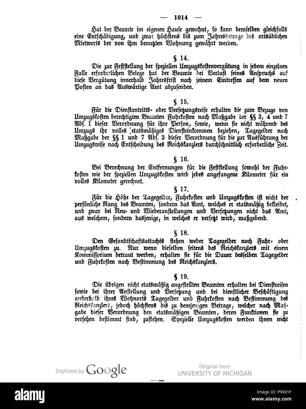 440 Deutsches Reichsgesetzblatt 1910 049 1014 Stockfoto