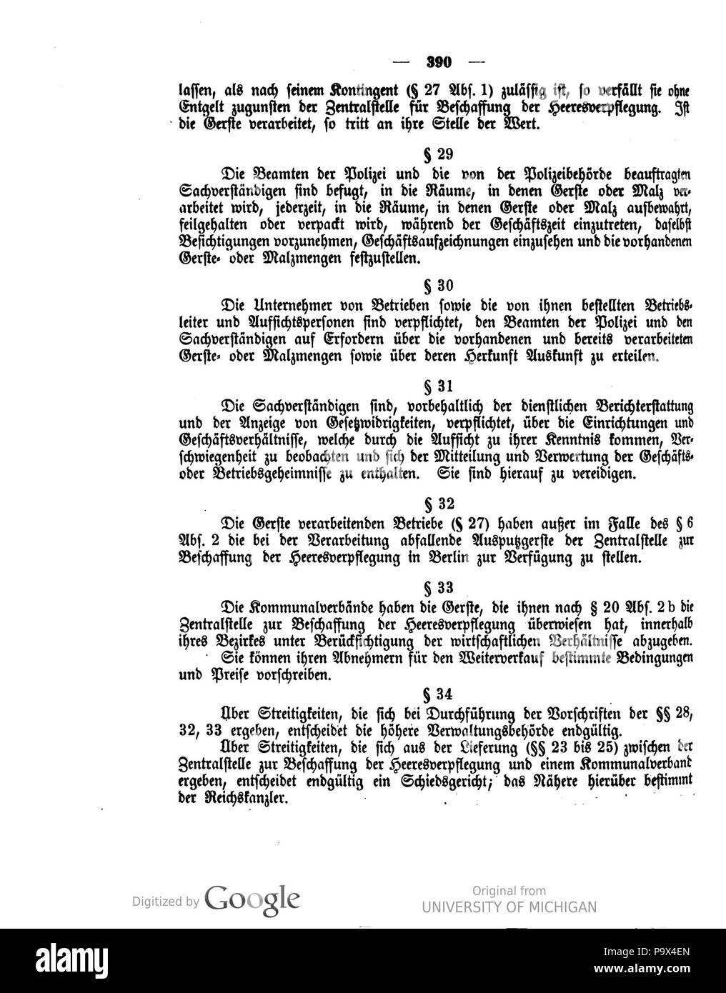 460 Deutsches Reichsgesetzblatt 1915 083 390 Stockfoto