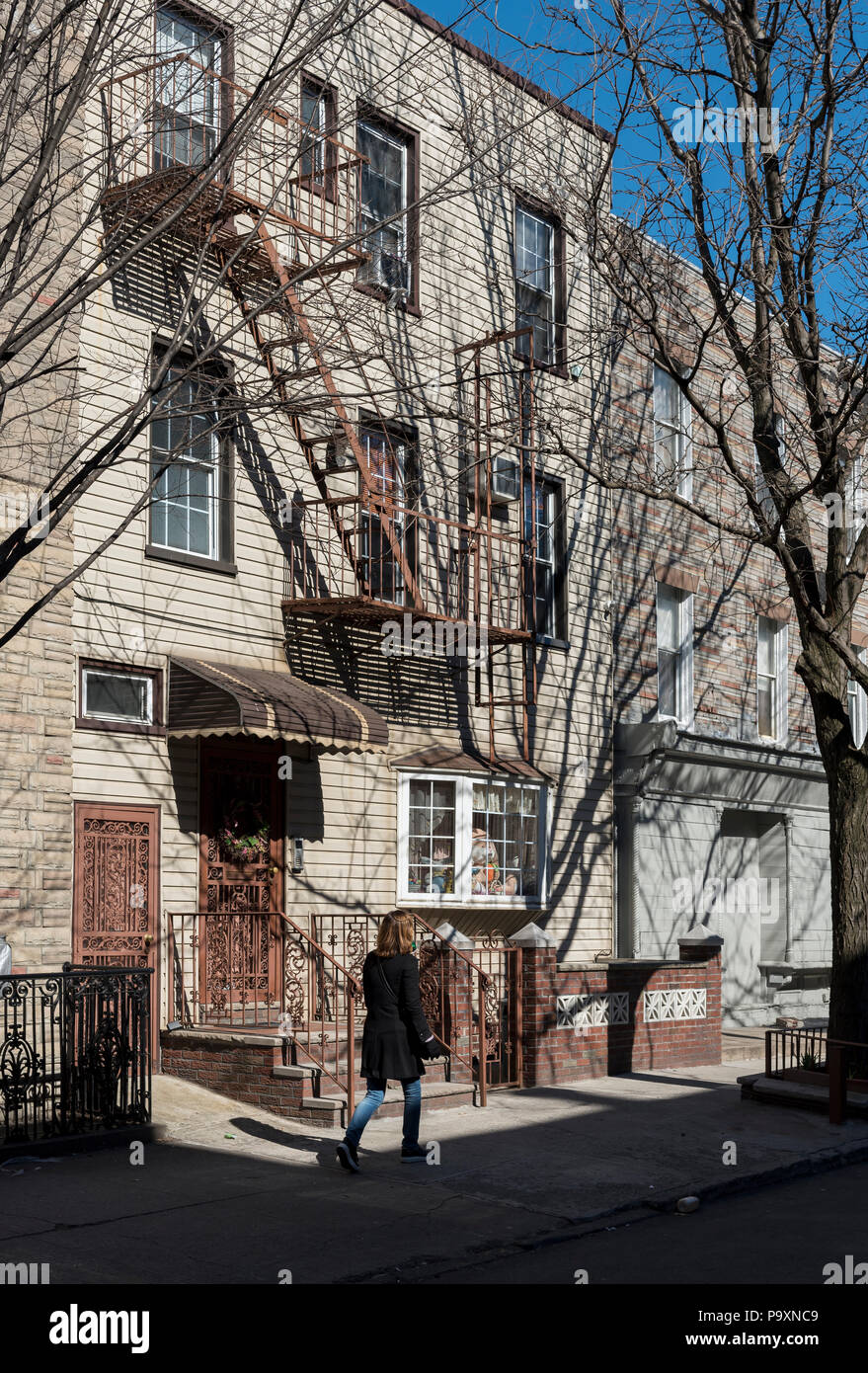 Street Scene von Williamsburg, Brooklyn, New York City, USA Stockfoto