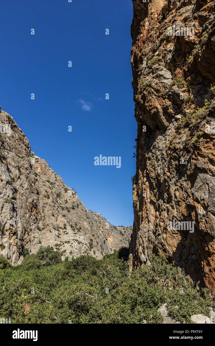 Agiofarango Canyon, südlich von Kreta, Griechenland Stockfoto