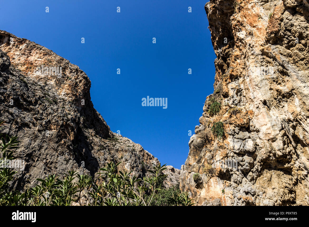 Agiofarango Canyon, südlich von Kreta, Griechenland Stockfoto