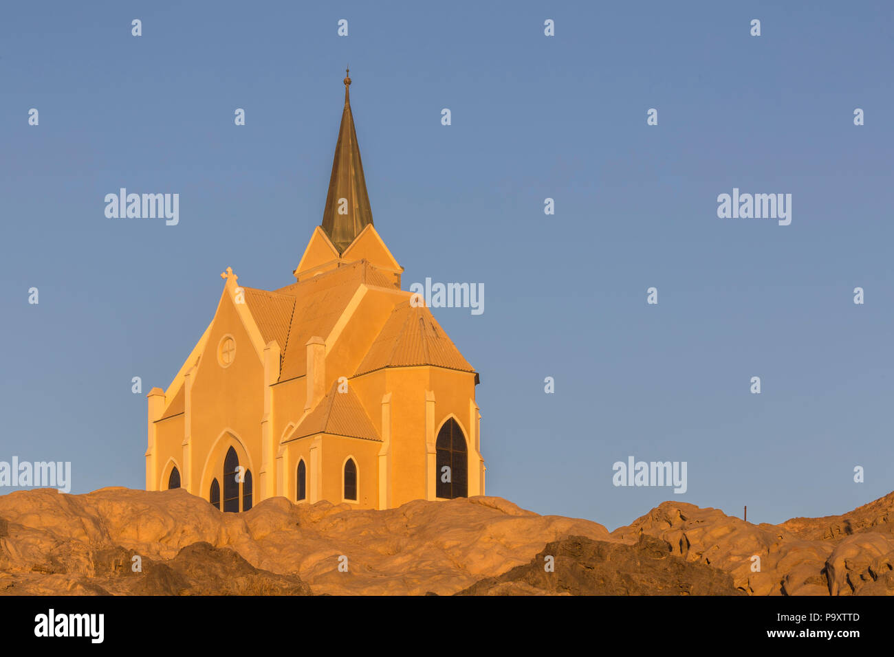 Felsenkirche, Lüderitz, Namibia Stockfoto