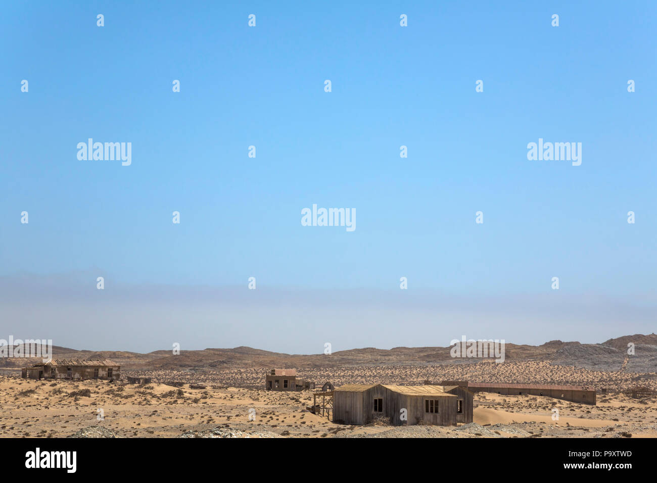 Boganfels diamant Ghost Town, Sperrgebiet, in der Nähe von Lüderitz, Namibia, Stockfoto