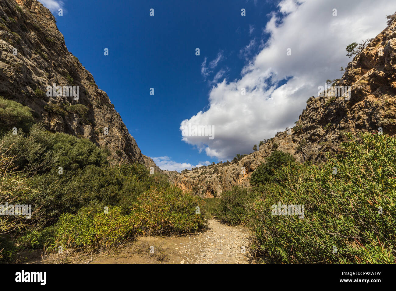 Agiofarango Canyon, südlich von Kreta, Griechenland Stockfoto